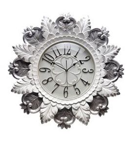 Đồng hồ treo tường bông hoa cổ điển