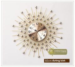 Đồng hồ đính kim loại 22