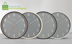 Đồng hồ treo tường Geekcook mặt xám hiện đại