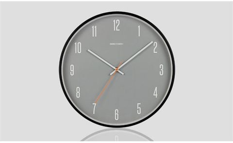 Đồng hồ treo tường Geekcook mặt xám hiện đại