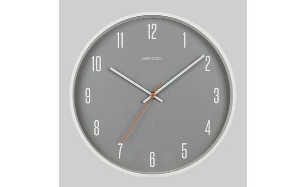 Đồng hồ treo tường Geekcook mặt xám hiện đại