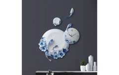 Đồng hồ treo tường cá koi nhật