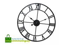 Đồng hồ treo tường sắt số la mã