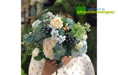 Hoa bó cầm tay chụp ảnh MS02