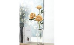 Hoa mẫu đơn vải 3 bông cao cấp