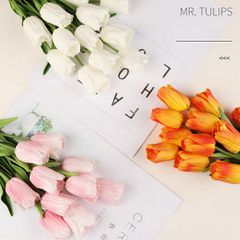 Hoa tulip giả trang trí