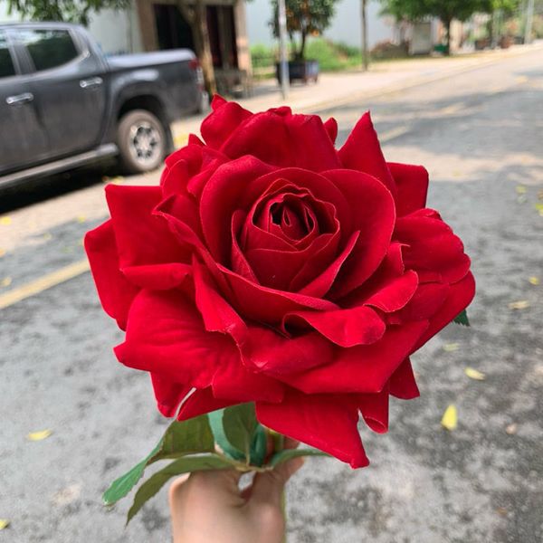 Hoa hồng nhung giả trang trí