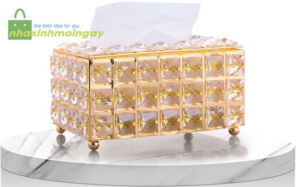 Hộp đựng giấy ăn kim cương