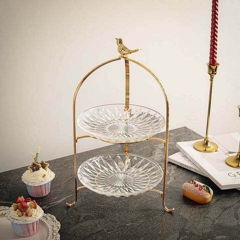 Khay bánh lồng chim trang trí