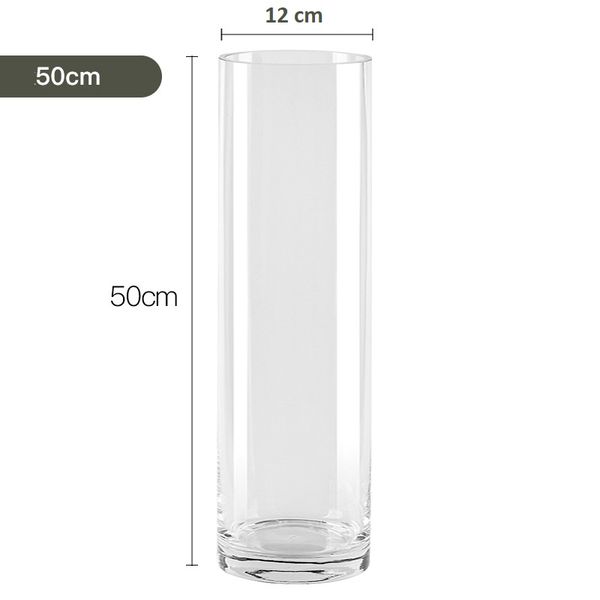 Lọ hoa thuỷ tinh trụ tròn