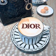 Bộ 02 ly uống cafe sứ xương đen trắng