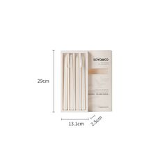 Hộp nến thơm thẳng trang trí bàn tiệc