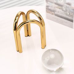 Quả cầu pha lê 3 chân trang trí