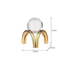 Quả cầu pha lê 3 chân trang trí