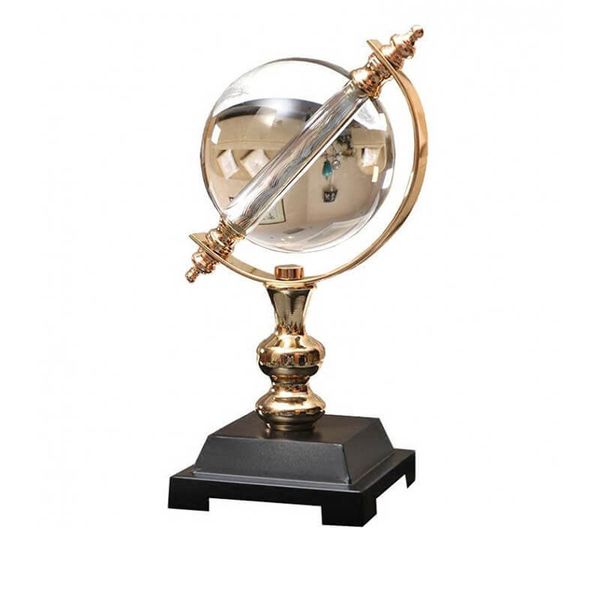 Quả địa cầu pha lê trang trí