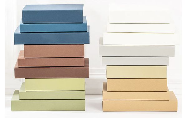 Sách giả carton bìa trơn trang tri hiện đại