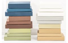 Sách giả carton bìa trơn trang tri hiện đại