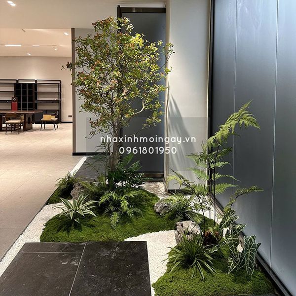 Cây bàng Đài Loan giả trang trí cao 3 mét