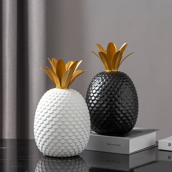 Trái dứa sứ trang trí nghệ thuật