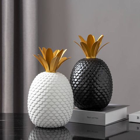 Trái dứa sứ trang trí nghệ thuật