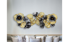 Tranh sắt trang trí tường cánh hoa MS02