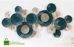 Tranh sắt treo tường nghệ thuật lá sen