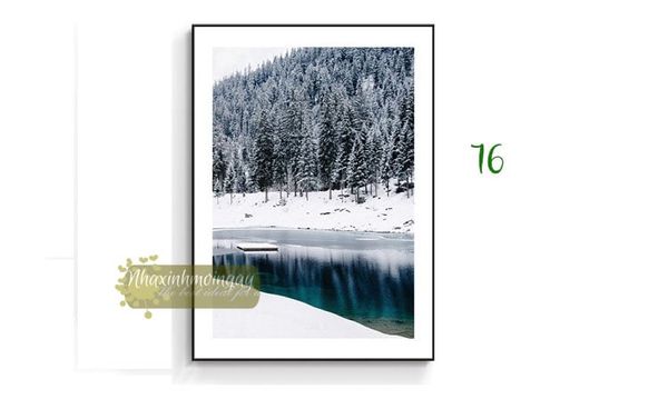 Tranh lẻ trắng đen có khung ( nhiều mẫu )