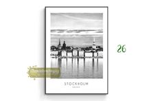 Tranh lẻ trắng đen có khung ( nhiều mẫu )