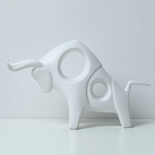 Tượng bò tót trang trí bàn làm việc