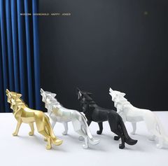 Tượng chó sói origami trang trí