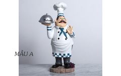 Tượng đầu bếp trang trí tủ rượu