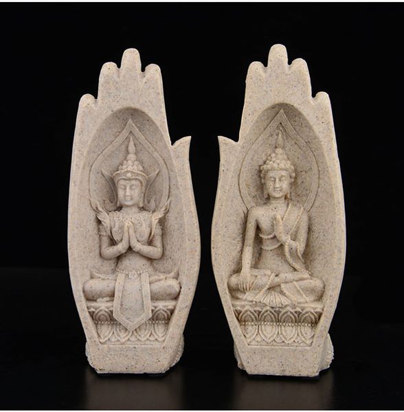 Tượng đôi bàn tay phật trang trí