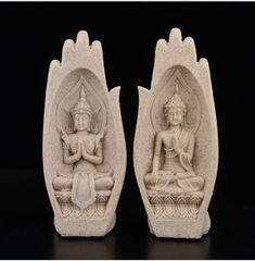 Tượng đôi bàn tay phật trang trí