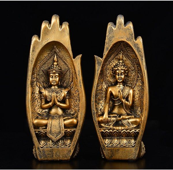 Tượng đôi bàn tay phật trang trí