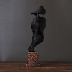 Tượng im lặng trang trí nghệ thuật 02