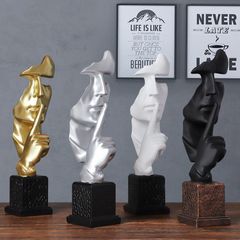 Tượng im lặng trang trí nghệ thuật 02