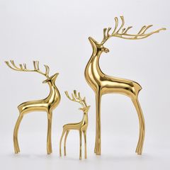 Tượng nai đồng trang trí phòng khách