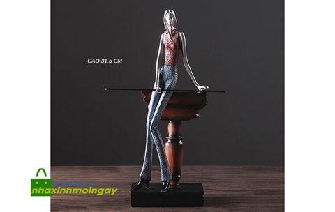 Tượng trang trí người chơi bida (billard)