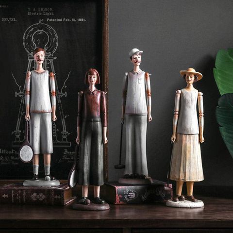 Tượng người đánh quần vợt phong cách cổ điển