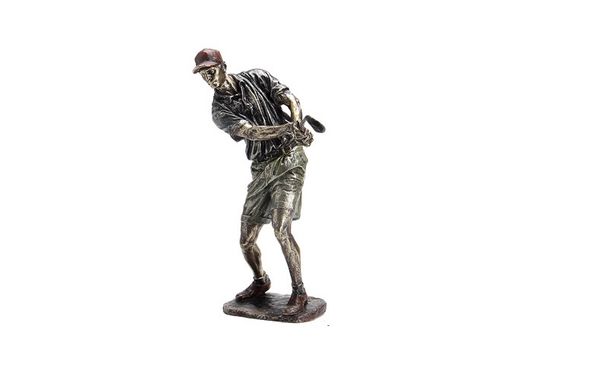 Tượng đánh golf nam trang trí nhà cửa