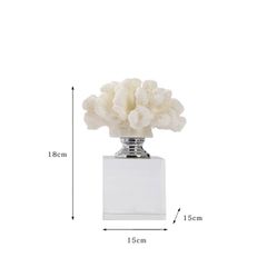 Tượng san hô đế thuỷ tinh cao cấp trang trí