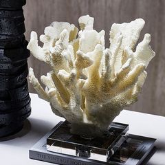 Tượng san hô trang trí nghệ thuật đế pha lê