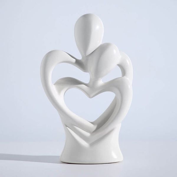 Tượng sứ đôi tình nhân trang trí