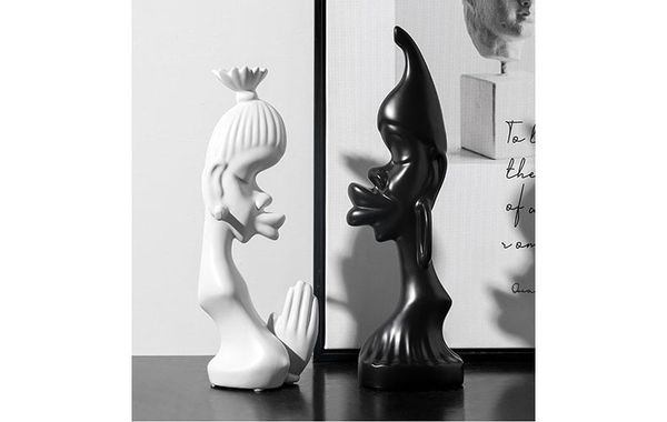 Tượng cô gái Châu Phi trang trí