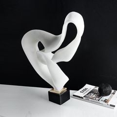 Tượng trang trí uốn lượn trừu tượng