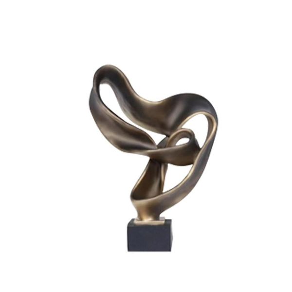 Tượng trang trí uốn lượn trừu tượng