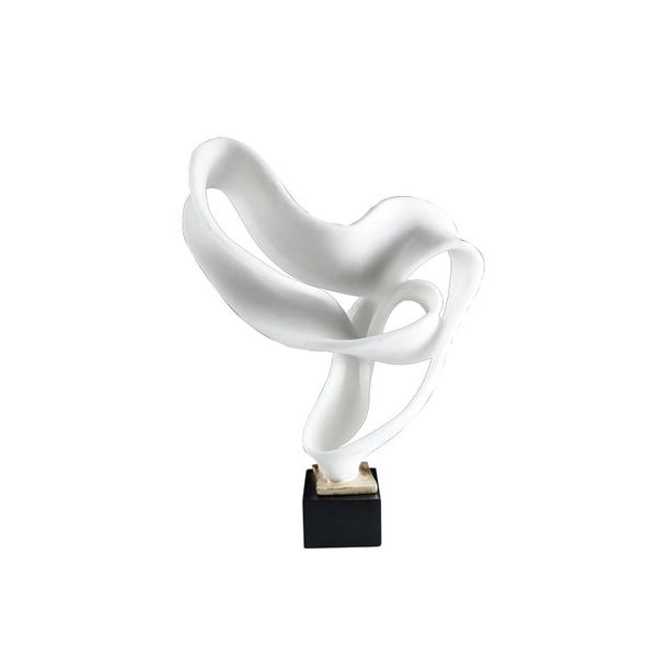 Tượng trang trí uốn lượn trừu tượng