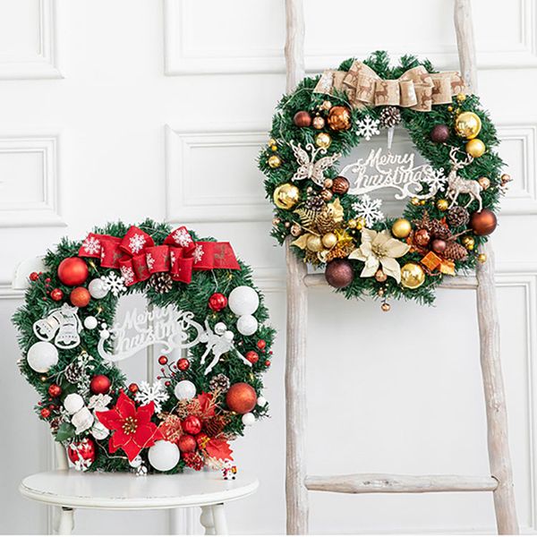 Vòng hoa nguyệt quế treo cửa giáng sinh size lớn