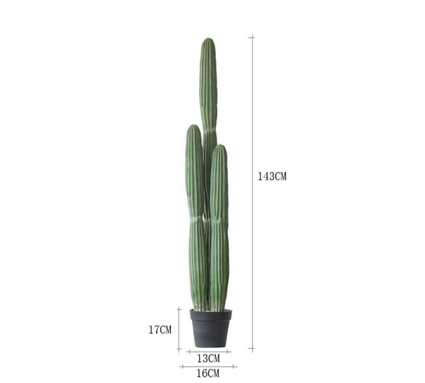 Cây xương rồng đuôi chồn giả trang trí nội thất cao cấp