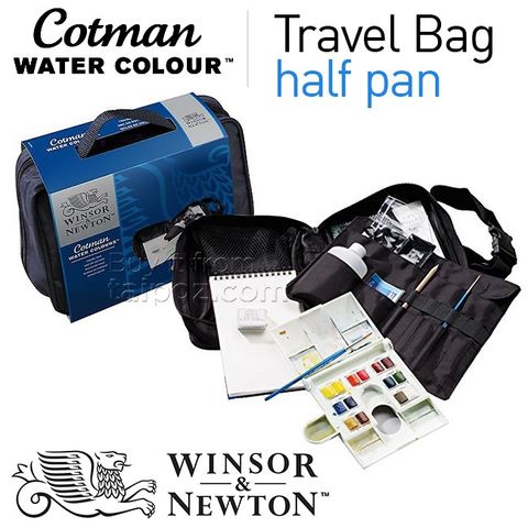 W&N Cotman half pan, Travel bag